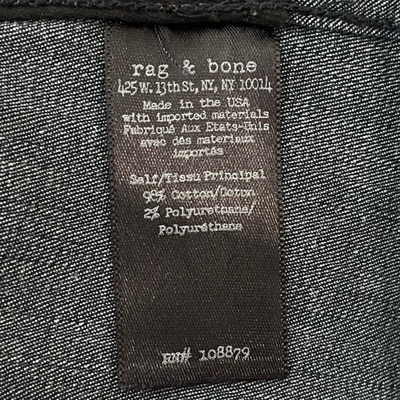 Rag‎ & Bone Denim Siggy Jean Skirt Size 4 - Picture 9 of 10